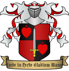 Escudo de armas de Sir Bleordin de Norwich "el Bravo"